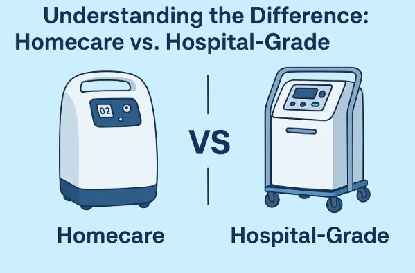 Understanding the Difference: Homecare vs. Hospital-Grade Equipment